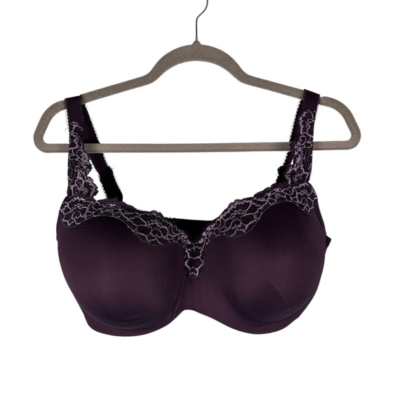 Le Mystere Deep Purple Lace Bra size 38F - Picture 1 of 5